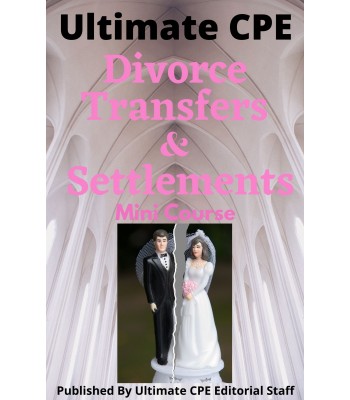 Divorce Transfers and Settlements 2022 Mini Course